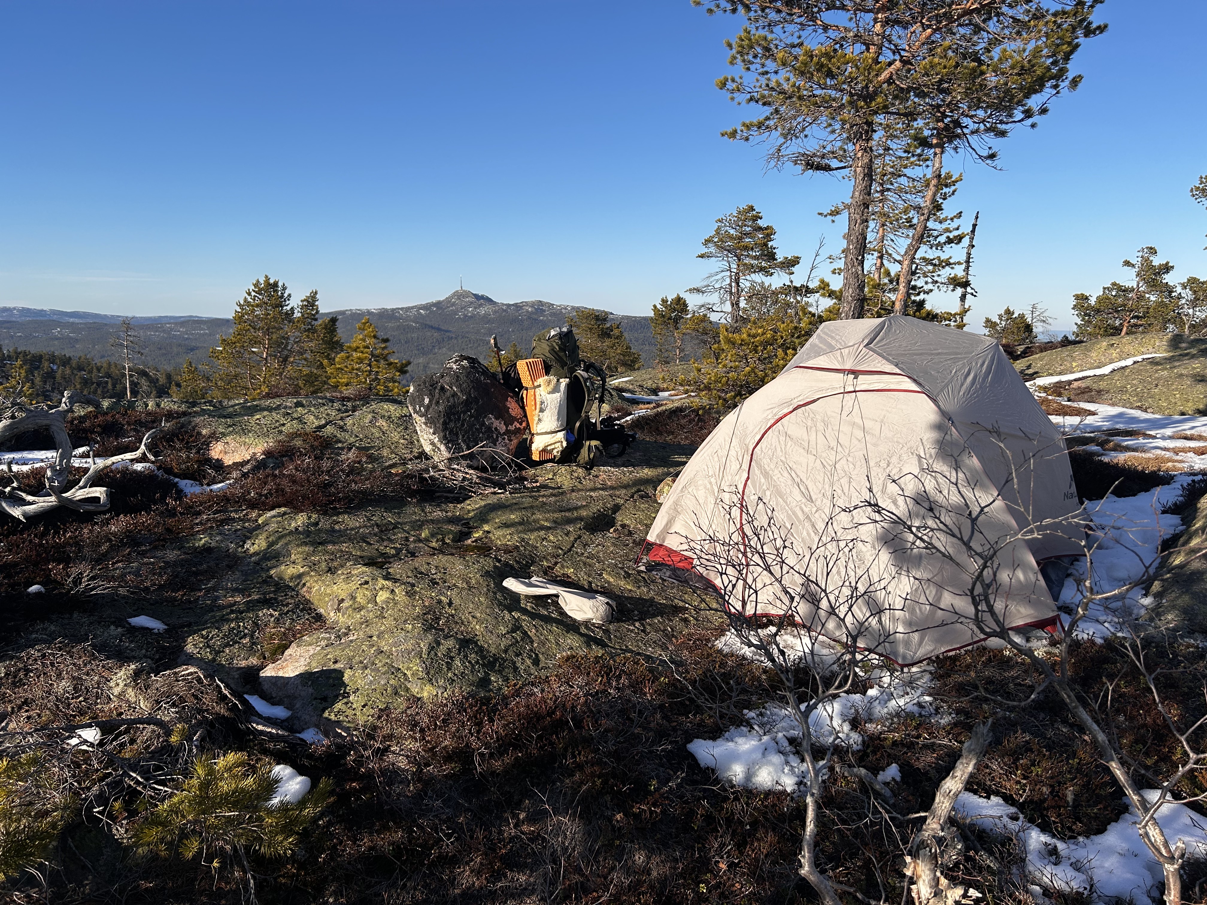 Teltet på Kolknutfjellet