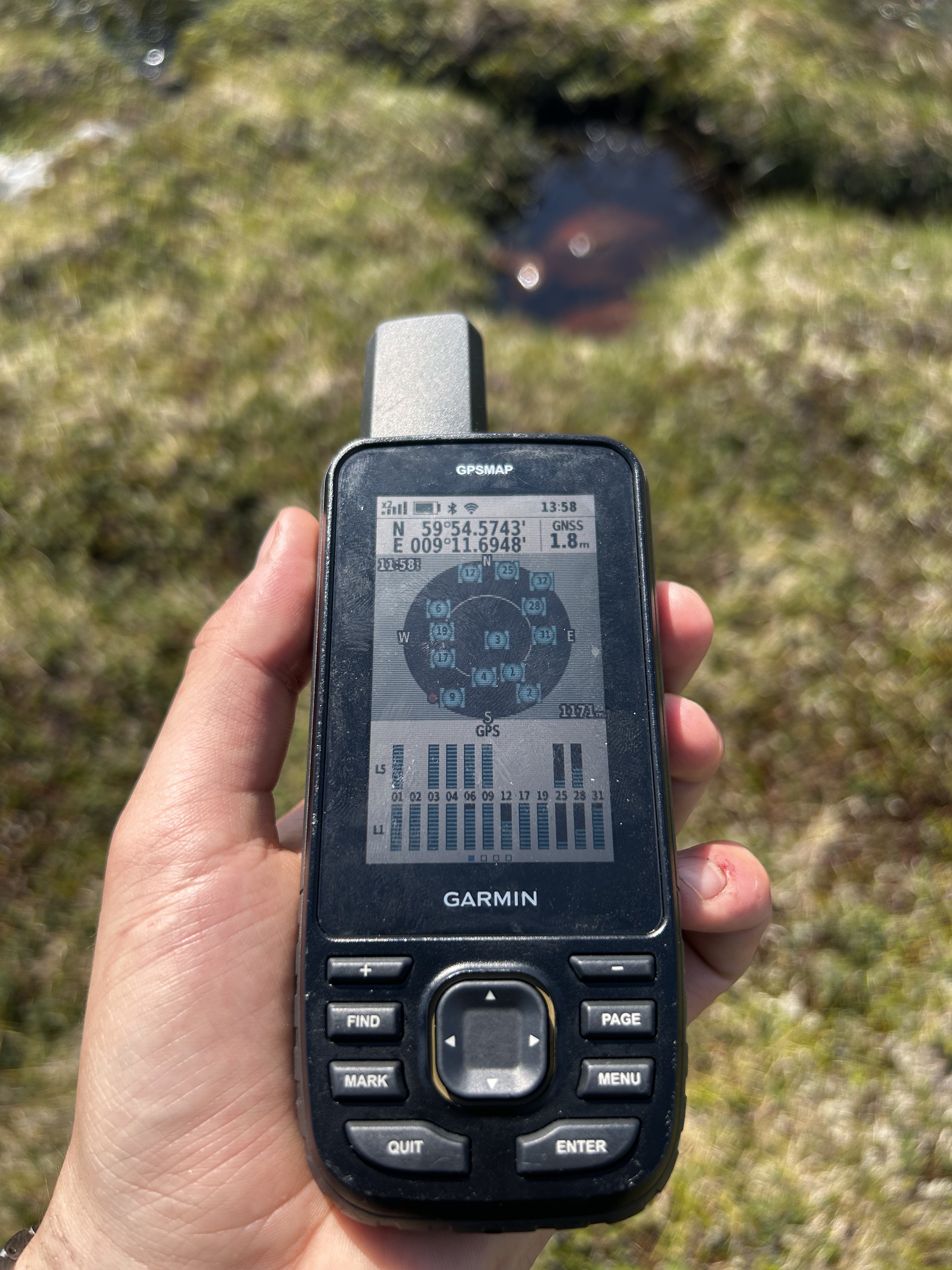 Mest øde punkt i Rollag.